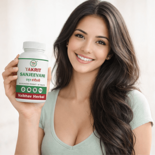 Vaibhav Herbal Yakrit Sanjeevani Tablets Pack of 4 (60 Tablets Each) – Supplement for Liver Detoxification, Alcoholic & Non-Alcoholic Fatty Liver Treatment, Digestion, Body Cleansing