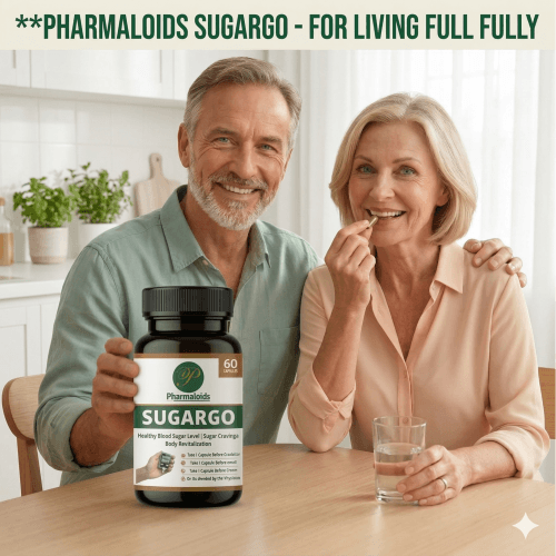 Couple taking SugarGo Capsules orally and promoting the product