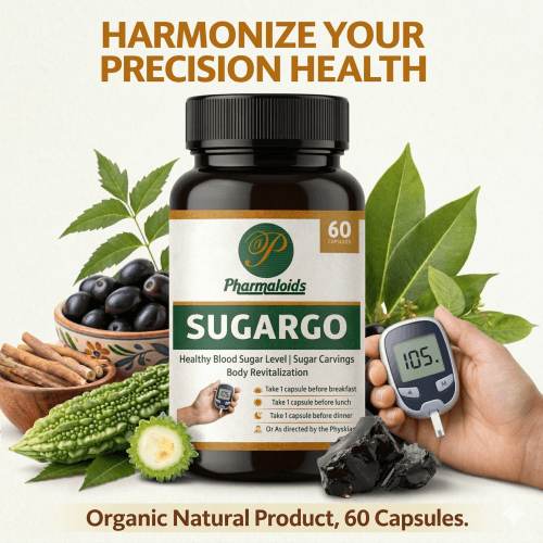 Product bottle of SugarGo Capsules making appeal about product