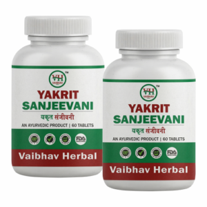 Vaibhav Herbal Yakrit Sanjeevani Tablets Pack of 2 Bottle Image